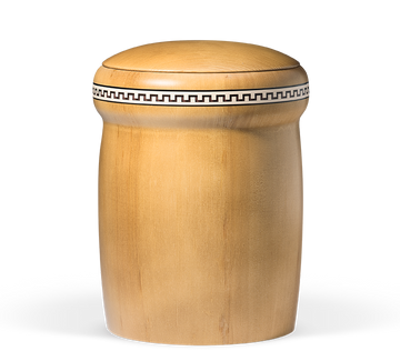 Heiso pine wood urn