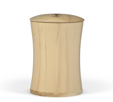 Heiso Kiefer Natur Holz Urne - 0