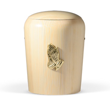 Heiso turned wooden urn
