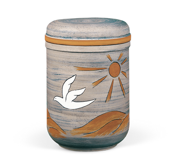 Heiso ceramic urn motif - 0