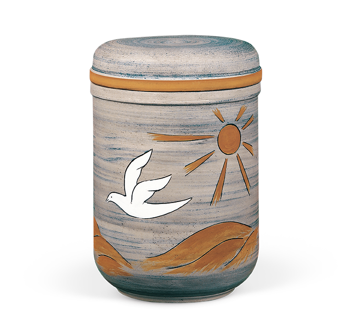 Heiso ceramic urn motif - 0
