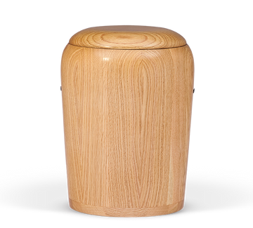 Heiso turned wooden urn - 0