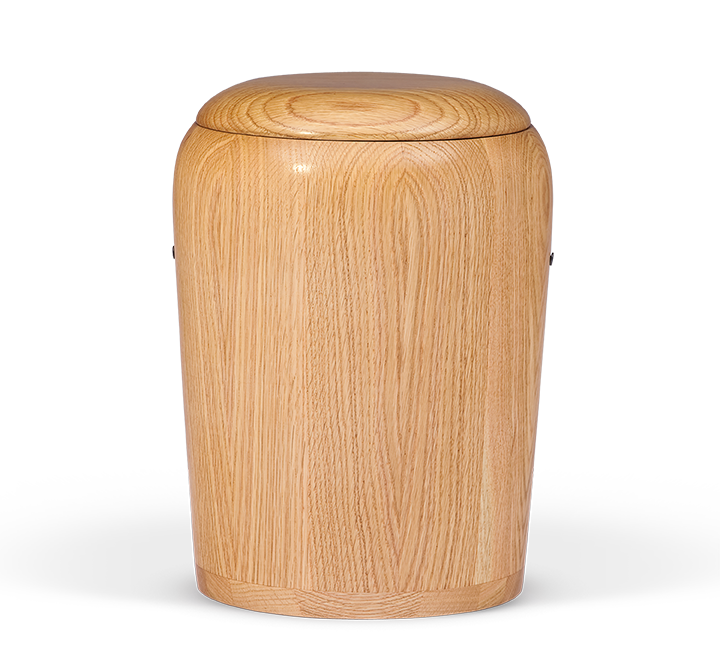 Heiso turned wooden urn - 0