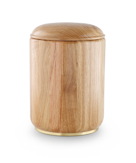 Völsing Urne en chêne avec socle en bois