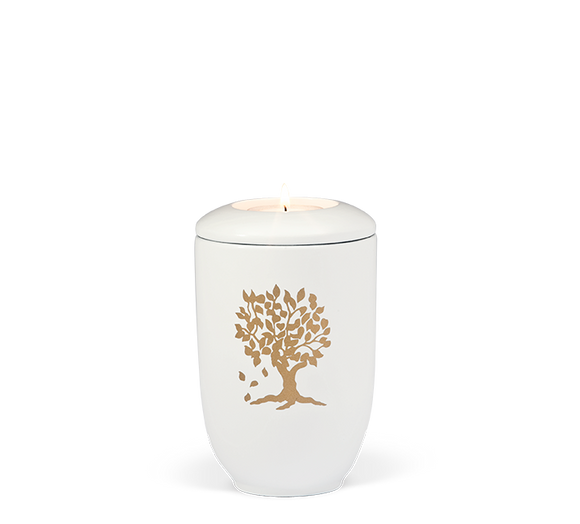 Heiso Gedenkurne Motiv Keramik