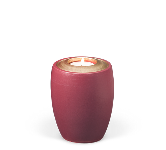 Heiso urna conmemorativa tapa de oro cerámica