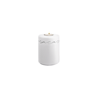 Kaufen weiss-silber Feuer und Erde Aqua Brise Memory Bio Lehm Urne