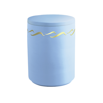 Feuer und Erde Aqua Brise Bio Lehm Urne Seeurne