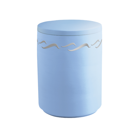 Feuer und Erde Aqua Brise Bio Lehm Urne Seeurne