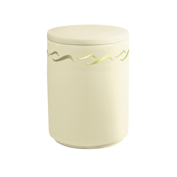 Feuer und Erde Aqua Brise Bio Lehm Urne Seeurne