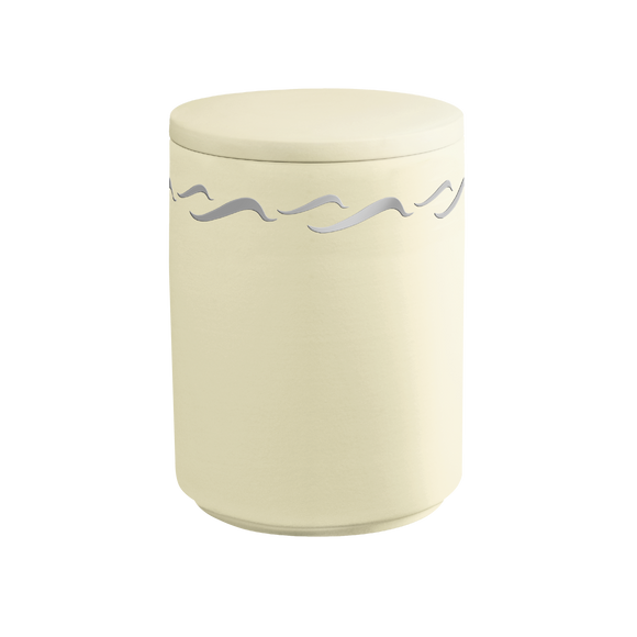 Feuer und Erde Aqua Brise Bio Lehm Urne Seeurne