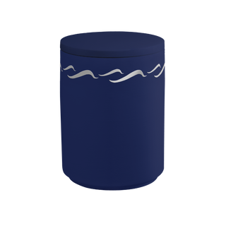 Kaufen saphir-silber Feuer und Erde Aqua Brise Bio Lehm Urne Seeurne