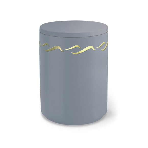 Feuer und Erde Aqua Brise Bio Lehm Urne Seeurne