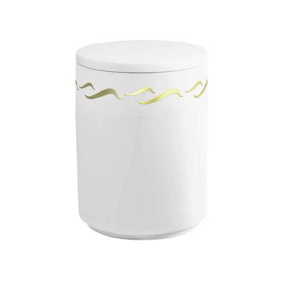 Feuer und Erde Aqua Brise Bio Lehm Urne Seeurne