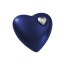 Urna marina in argilla organica a forma di cuore di fuoco e di terra, di colore verde acqua-6