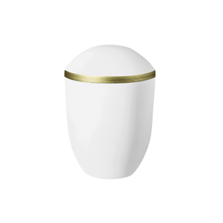 Kaufen weiss-gold Feuer und Erde Aqua Pure Bio Lehm Urne Seeurne