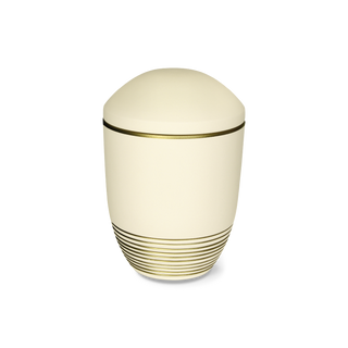 Kaufen sandbeige-gold Feuer und Erde Aqua Wave Bio Lehm Urne Seeurne