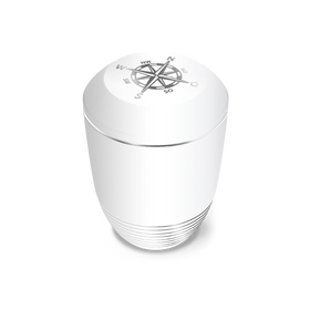 Feuer und Erde Aqua Kompass Bio Lehm Urne Seeurne