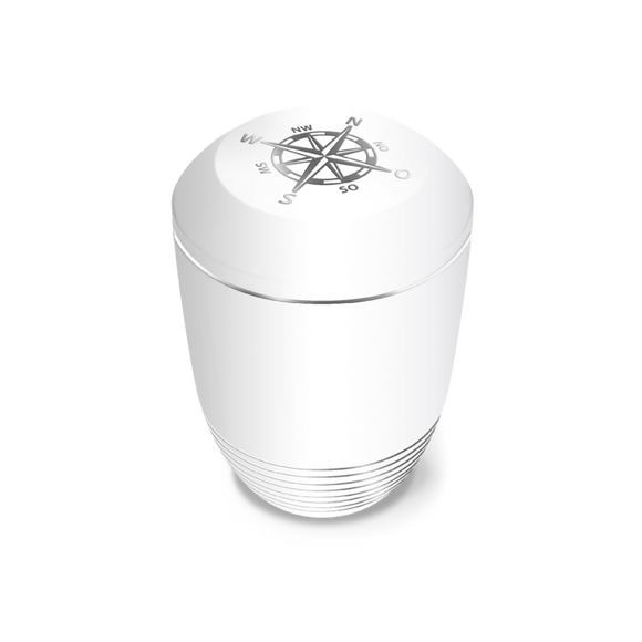 Feuer und Erde Aqua Kompass Bio Lehm Urne Seeurne