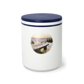 Feuer und Erde Aqua Marina Bio Lehm Urne Seeurne