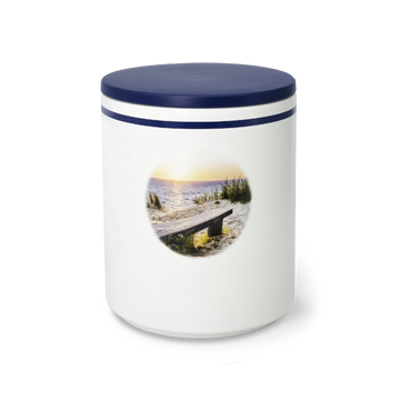 Feuer und Erde Aqua Marina Bio Lehm Urne Seeurne