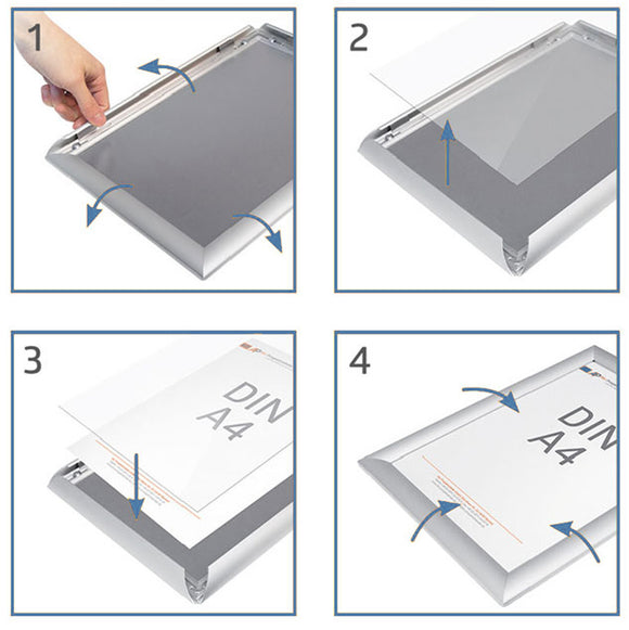 Zimmermann Klappbilderrahmen DIN A3