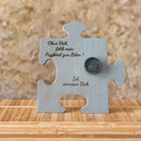 Erinnerungsstück kleines Puzzle mit Spruch und Medaillon-5