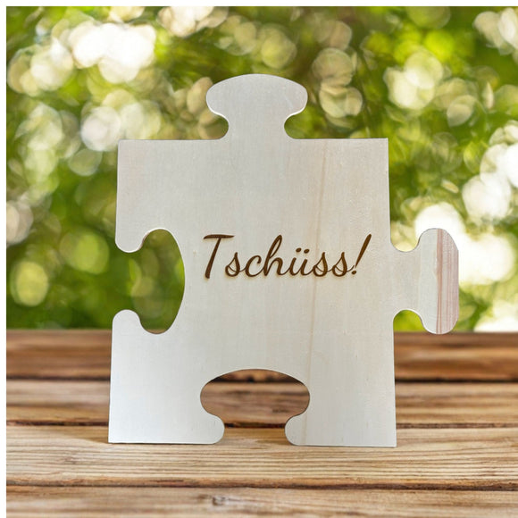 Erinnerungsstück Großes Puzzle mit Spruch Natur