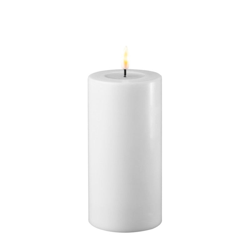 Deluxe Homeart LED candle pillar candle indoor white