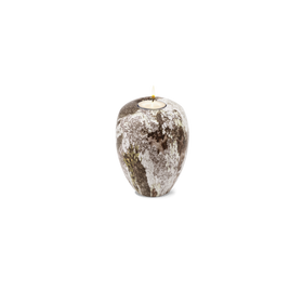 Feuer und Erde Memory Birke Bio Lehm Urne - 0