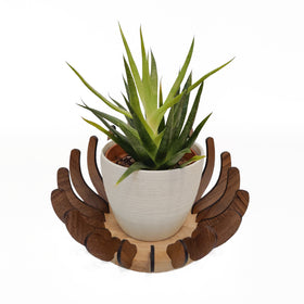 Bella Memoriam Urnenkranz Eiche Nussbaum - 0