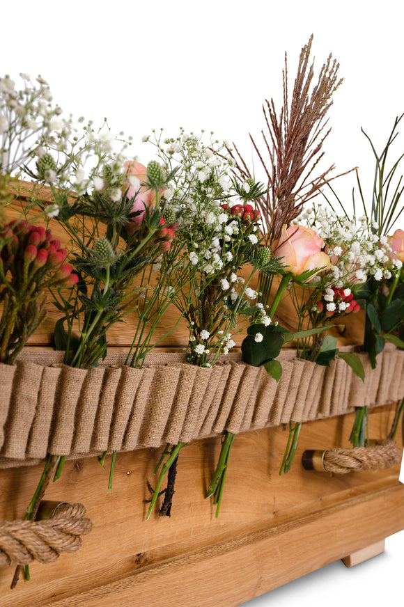 Lavabis Blumenband für Truhensärge