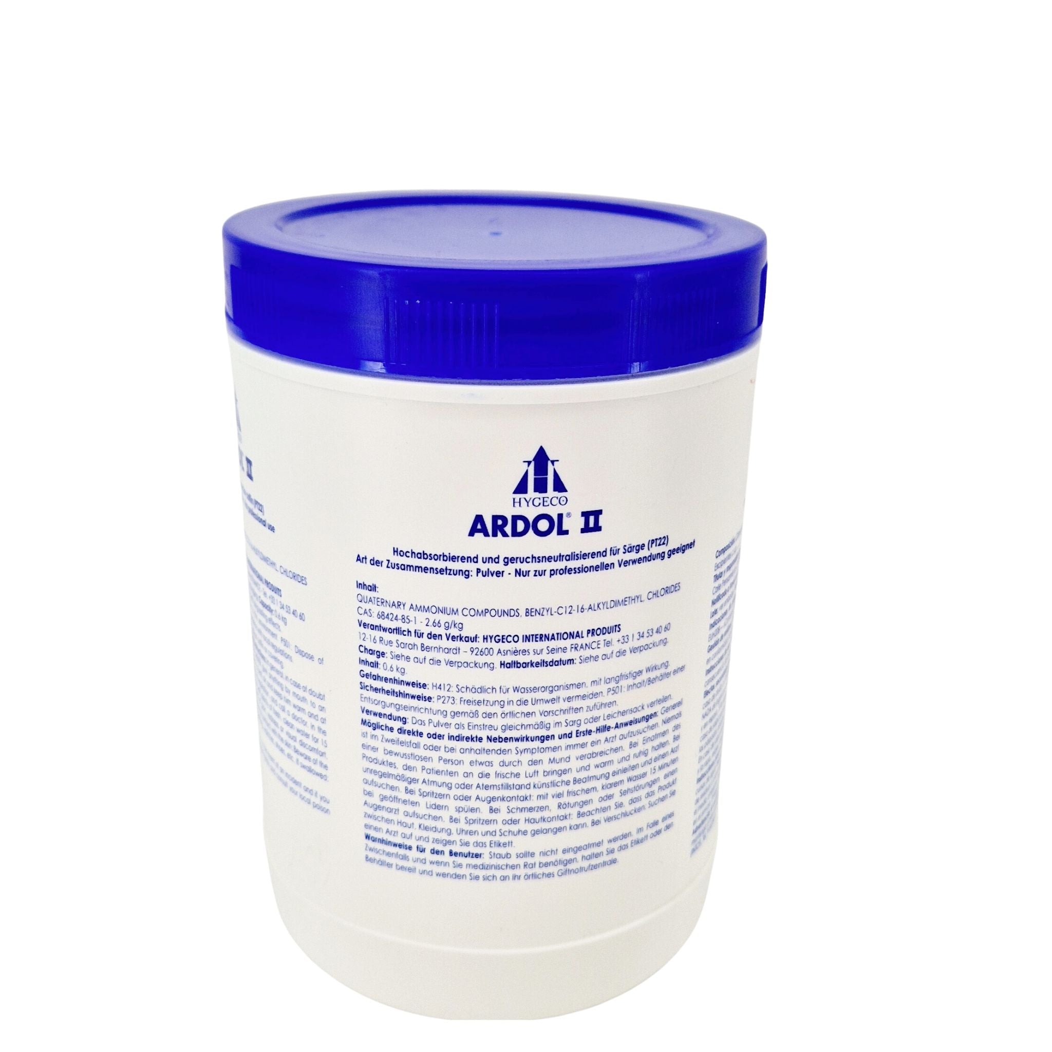 Ardol II coffin litter for odor control