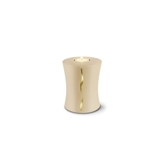 Memoria del fuoco e della terra Urna in argilla organica Contura strip