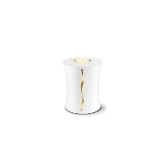 Memoria del fuoco e della terra Urna in argilla organica Contura strip