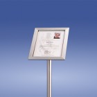 Zimmermann Bildhalter Edelstahlrahmen DIN A4 - 0