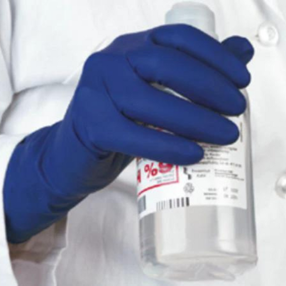 Soft-Hand HI-Risk Latex Handschuhe blau