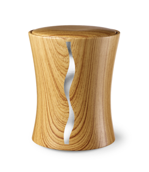 Feuer und Erde Contura Streifen Bio Lehm Urne