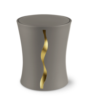 Feuer und Erde Contura Streifen Bio Lehm Urne