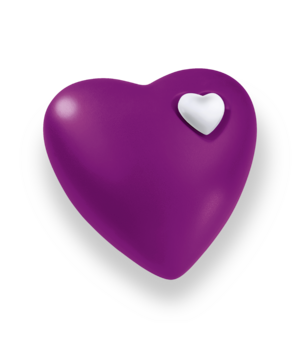 Feuer und Erde Herz Bio Lehm Urne