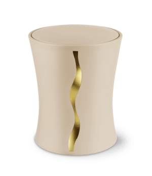 Feuer und Erde Contura Streifen Bio Lehm Urne