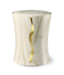 Feuer und Erde Contura Streifen Bio Lehm Urne-17