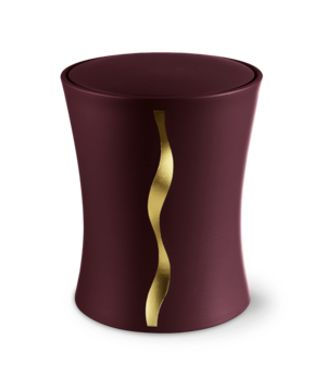 Feuer und Erde Contura Streifen Bio Lehm Urne