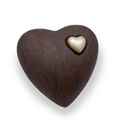 Urna in argilla organica con cuore di fuoco e terra-25