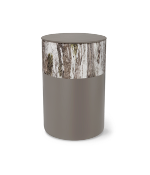 Feuer und Erde Birke Bio Lehm Urne