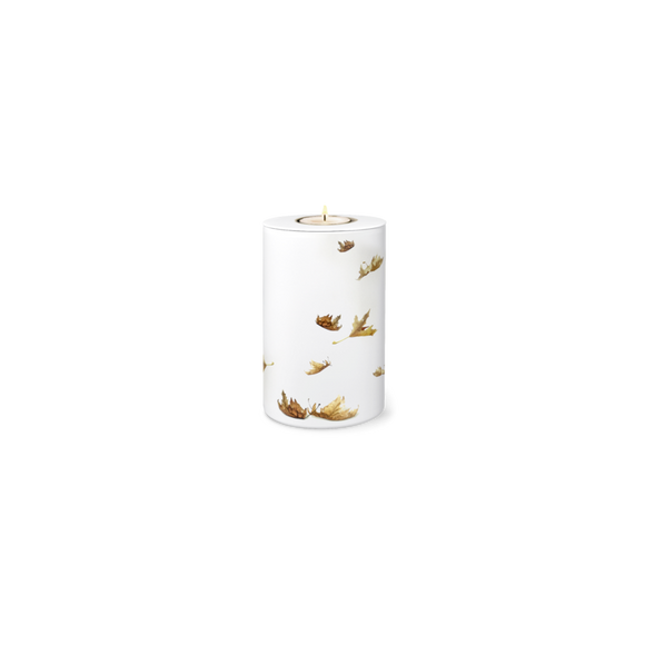 Fire and earth flora memory organic clay urn