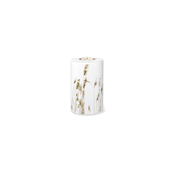 Fire and earth flora memory organic clay urn