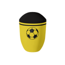 Feuer und Erde Fussball Pure Bio Lehm Urne-5