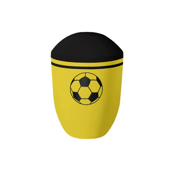Feuer und Erde Fussball Pure Bio Lehm Urne