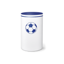 Feuer und Erde Fußball Rondo Bio Lehm Urne-1